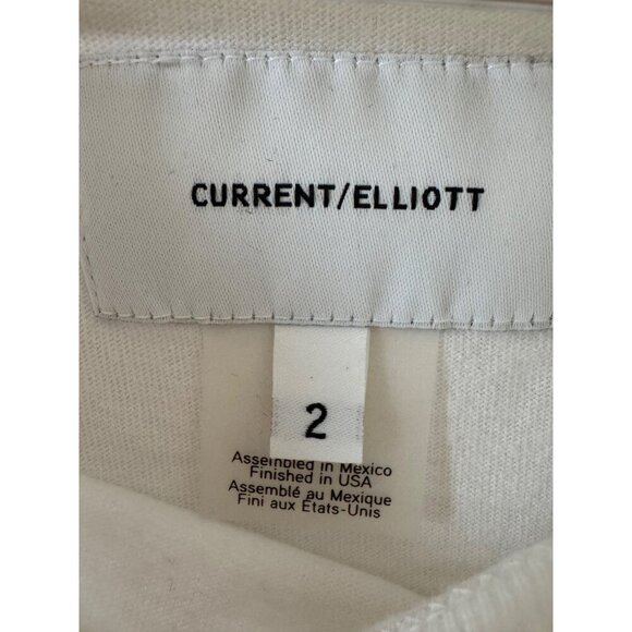 Current/Elliott White Love Letter The Muscle Tee Tank Size 2, M - Picture 2 of 16